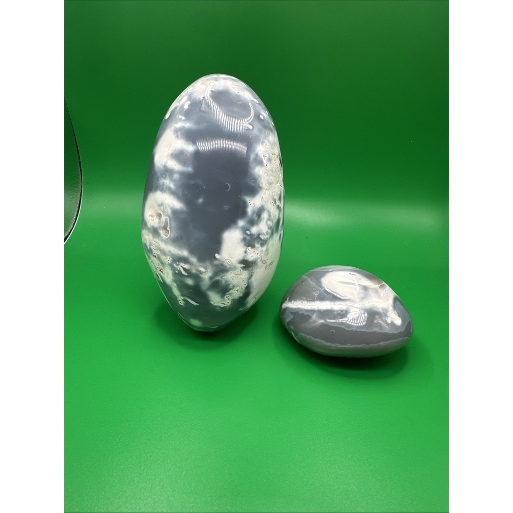 2 Orca Agate approximately 4 1/2lbs simply fabulous